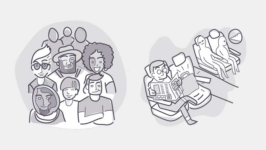 Illustrations for workshop: Various people